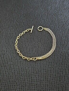 Lussoro Gold💛 Mixed Chain⛓️ Bracelet